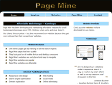 Tablet Screenshot of pagemine.com